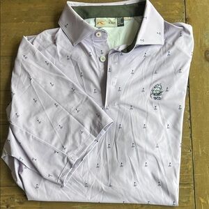 Kjus Men's Light Purple Polo Shirt